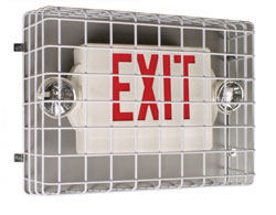 Exit Sign Protect Protection against damage and vandalism