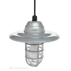10” Hanging Farm Light With 6’ Hanging Cord Security Lighting - Farm Lights Industrial Lights